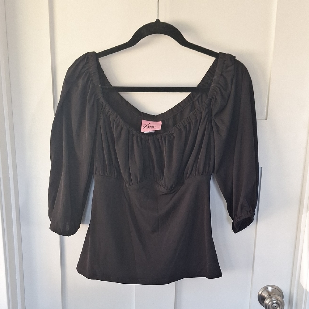 Elegant Black Vixen Vacation Top